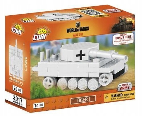 Klocki Cobi czołg Tiger I Nano Tank Mała armia