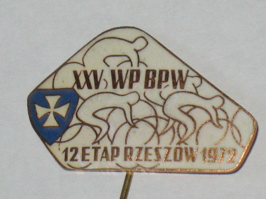 25 WYŚCIG POKOJU  KOLARSTWO RZESZÓW 1972 ODZNAKA