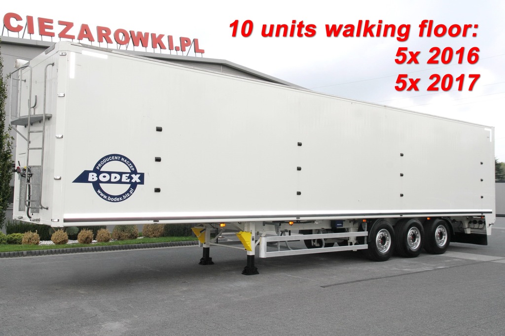 BODEX NACZEPA RUCHOMA PODŁOGA KIS3B 10 SZTUK!