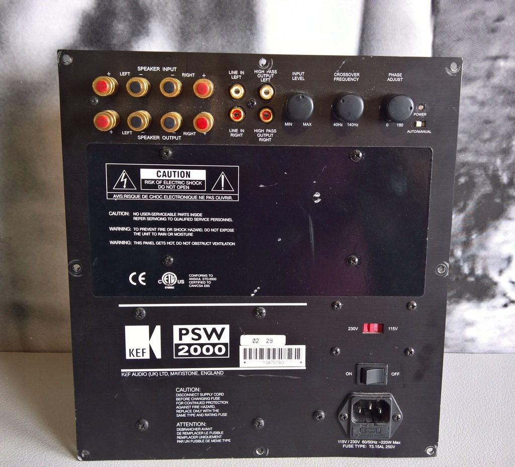Wzmacniacz KEF PSW 2000