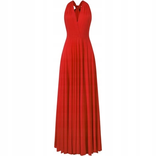 RISK made in Warsaw Infinity maxi dress red NOWA