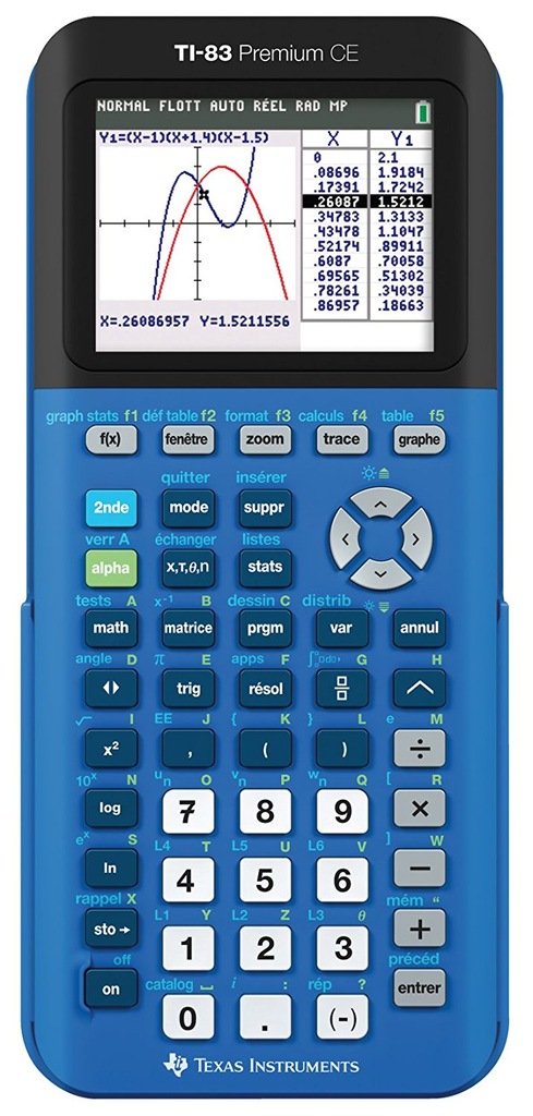 Kalkulator graficzny TEXAS TI-83 Premium CE DAB067