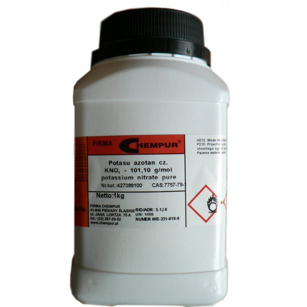 KNO3 AZOTAN POTASU, SALETRA POTASOWA CZYSTY 99% 10