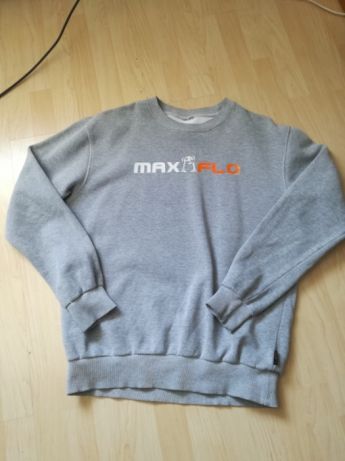 bluza MAXFLO szara L Unikat crewneck