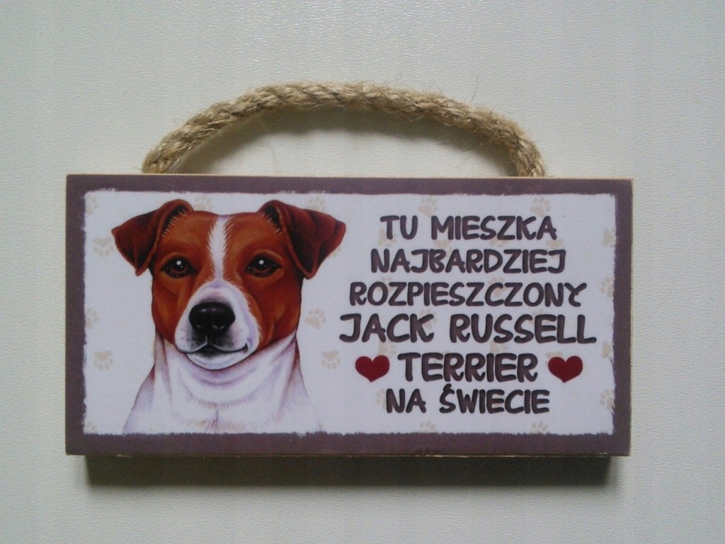 Tabliczka z magnesem/motyw Jack Russell Terrier
