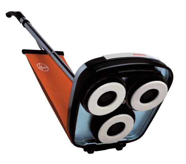 Froterka Hoover F 38PQ 800W +3 pady do polerowania