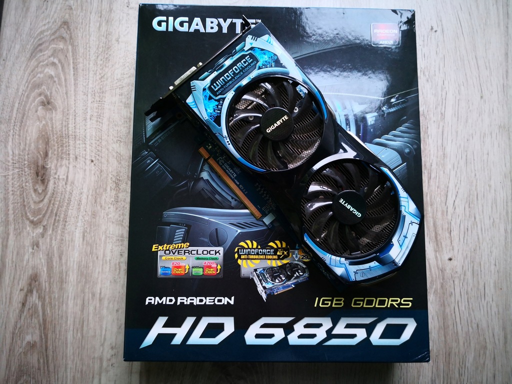 Gigabyte AMD Radeon HD 6850 - 7717348610 - oficjalne archiwum Allegro