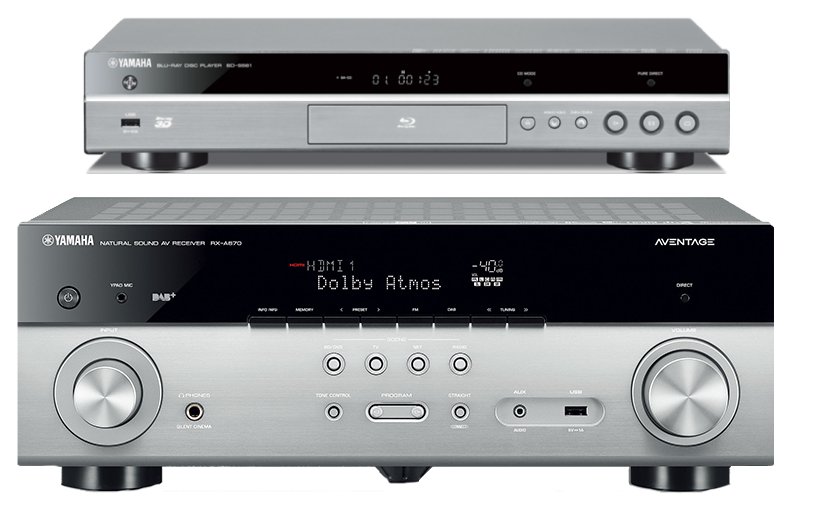 YAMAHA RXA 670 + YAMAHA BDS 681 SREBRNA + GRATIS!