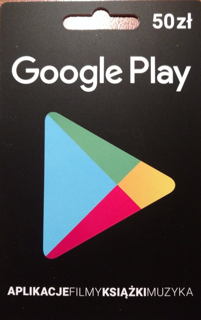 Google play - karta zdrapka 50zł - okazja
