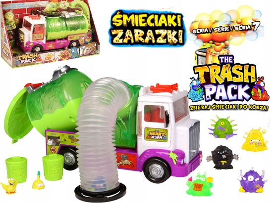 SZAMBIARKA śmieciarka TRASH PACK śmieciaki kosze
