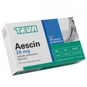 AESCIN 20mg 30 tabletek APTEKA