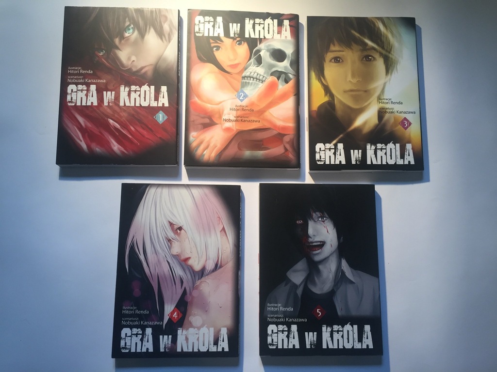 Gra w króla (wszystkie tomy 1-5) manga