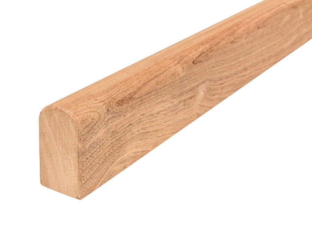 Poręcz drewniana jesion 80 x 42 mm surowa 200 cm