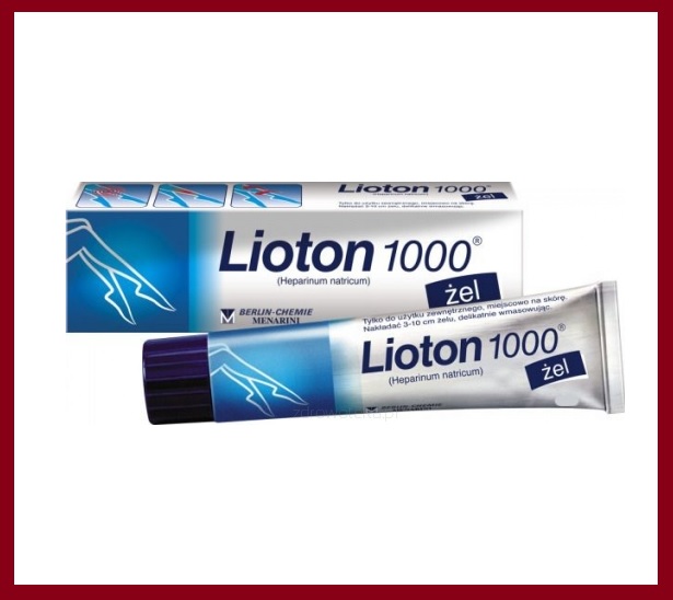 LIOTON 1000 żel przeciwbólowy żylaki obrzęki 100 g