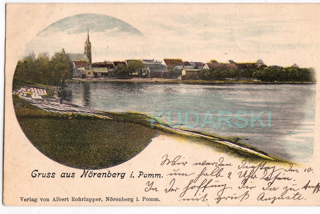 IŃSKO Norenberg Stargard piękny widok 1901