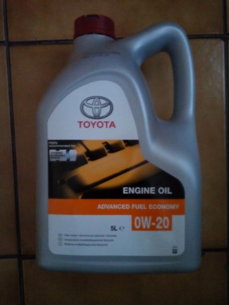 OLEJ 0W-20 HYBRID TOYOTA LEXUS 5L ORYGINAŁ - 7672358021 - oficjalne ...