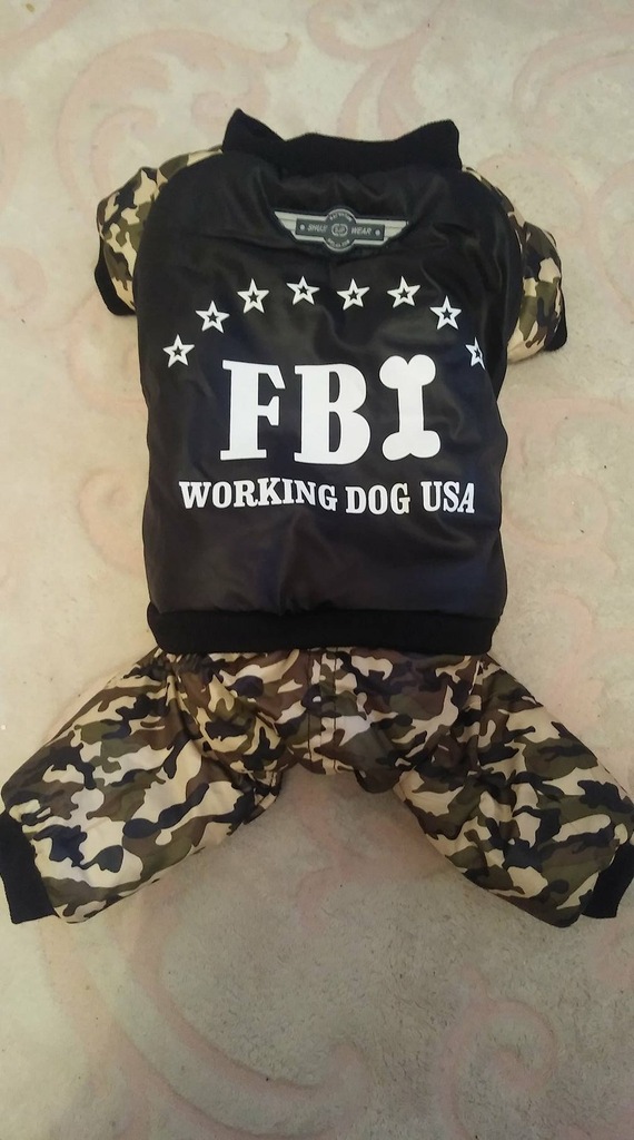 BLUZA KURTKA  FBI UBRANKO UBRANIE DLA PSA