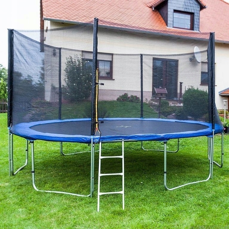 Trampolina 400 Cm Drabinka Siatka Oslona 7449503413 Oficjalne Archiwum Allegro