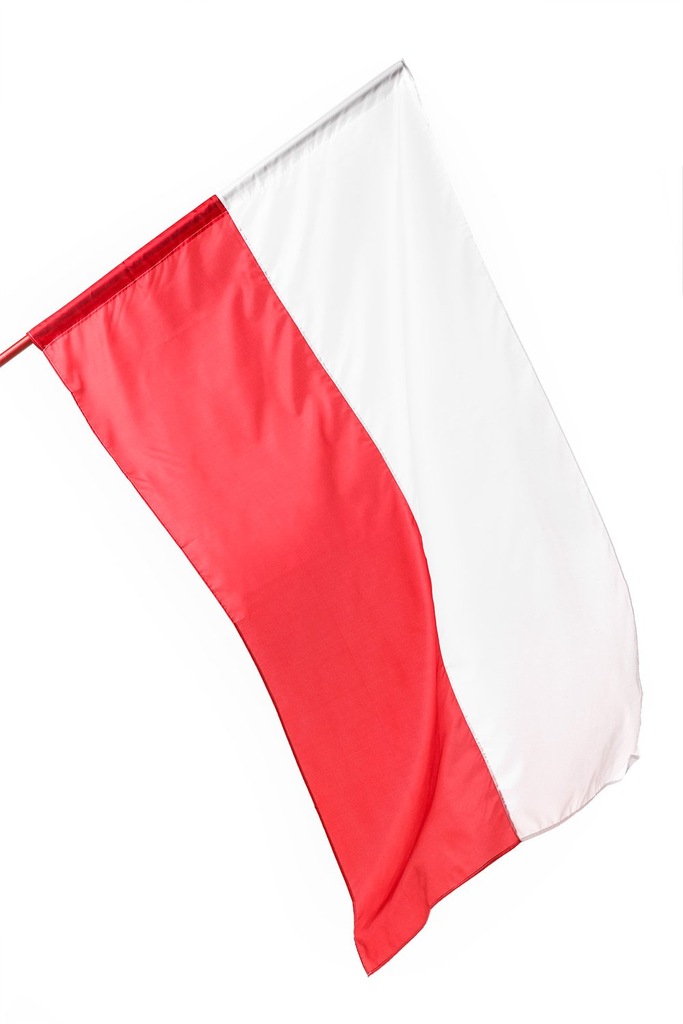FLAGA POLSKI NARODOWA POLSKA GŁADKA 125CM X 75CM