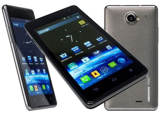 Smartfon Medion 4,5" 8Mpx 4 rdzenie Android