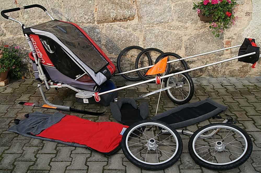 CHARIOT COUGAR 2+NARTY+KOŁO+HAMAK+ŚPIWÓR!!!!