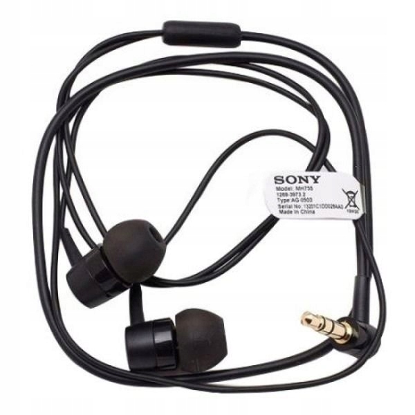 ZESTAW SŁUCHAWKOWY SONY MH755 BLACK 3.5 MM