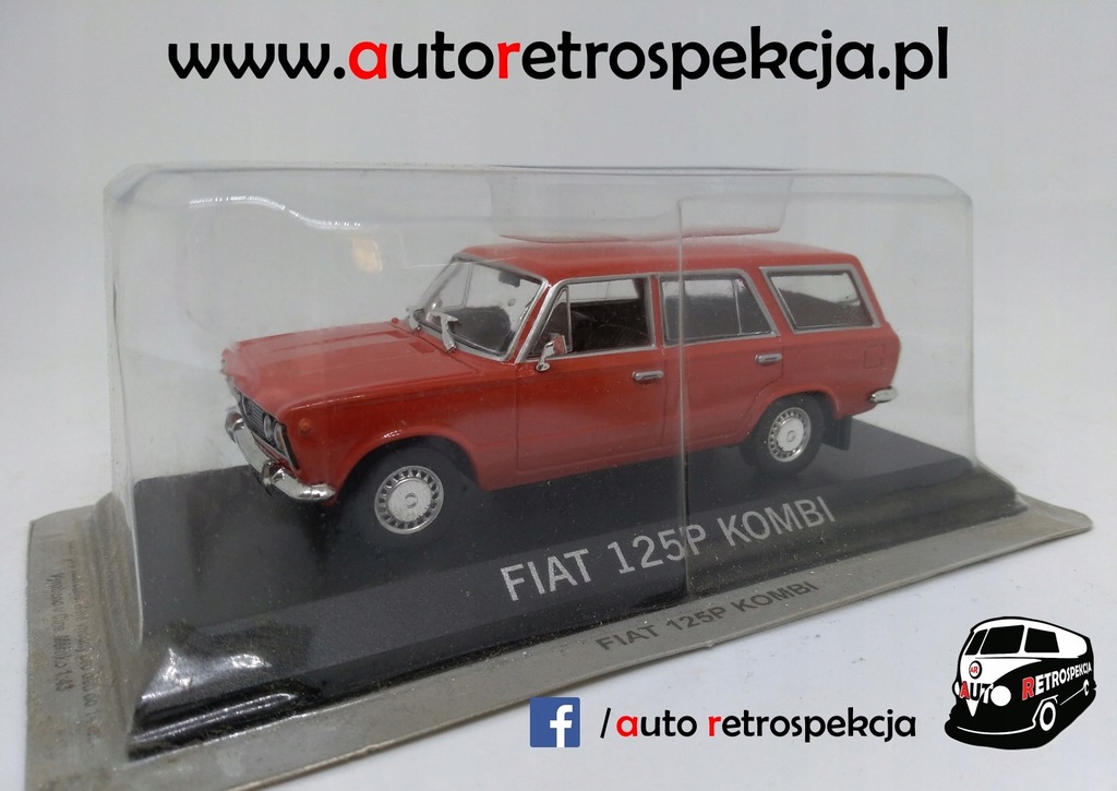 model FIAT 125P KOMBI - ZŁOTA KOLEKCJA