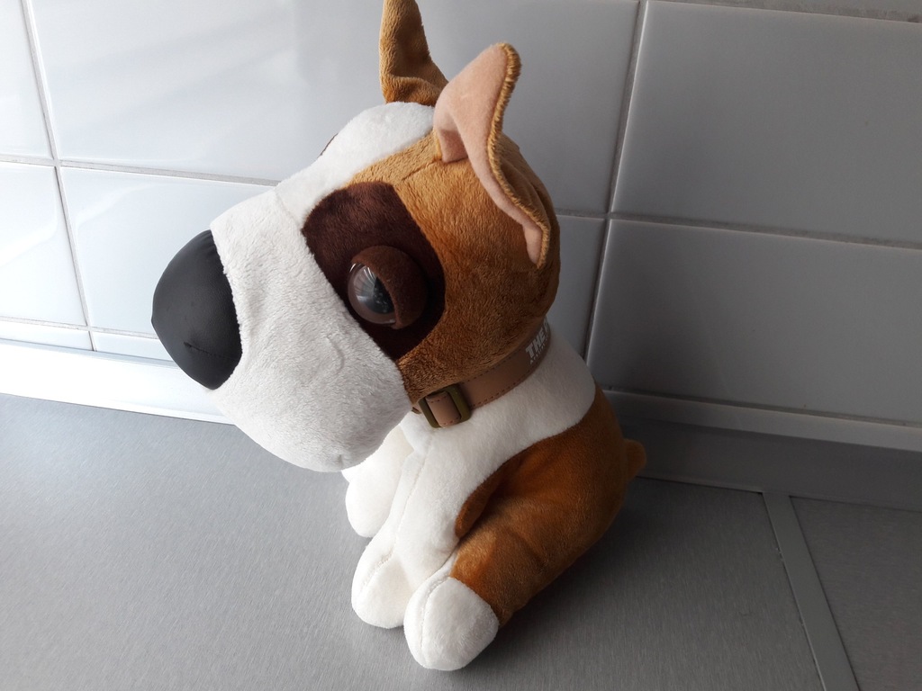 THE DOG MASKOTKA śliczny PIES PIESEK 27cm.