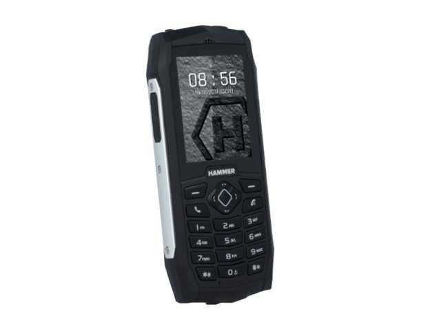 Srebrny Telefon MYPHONE Hammer 3 + plus