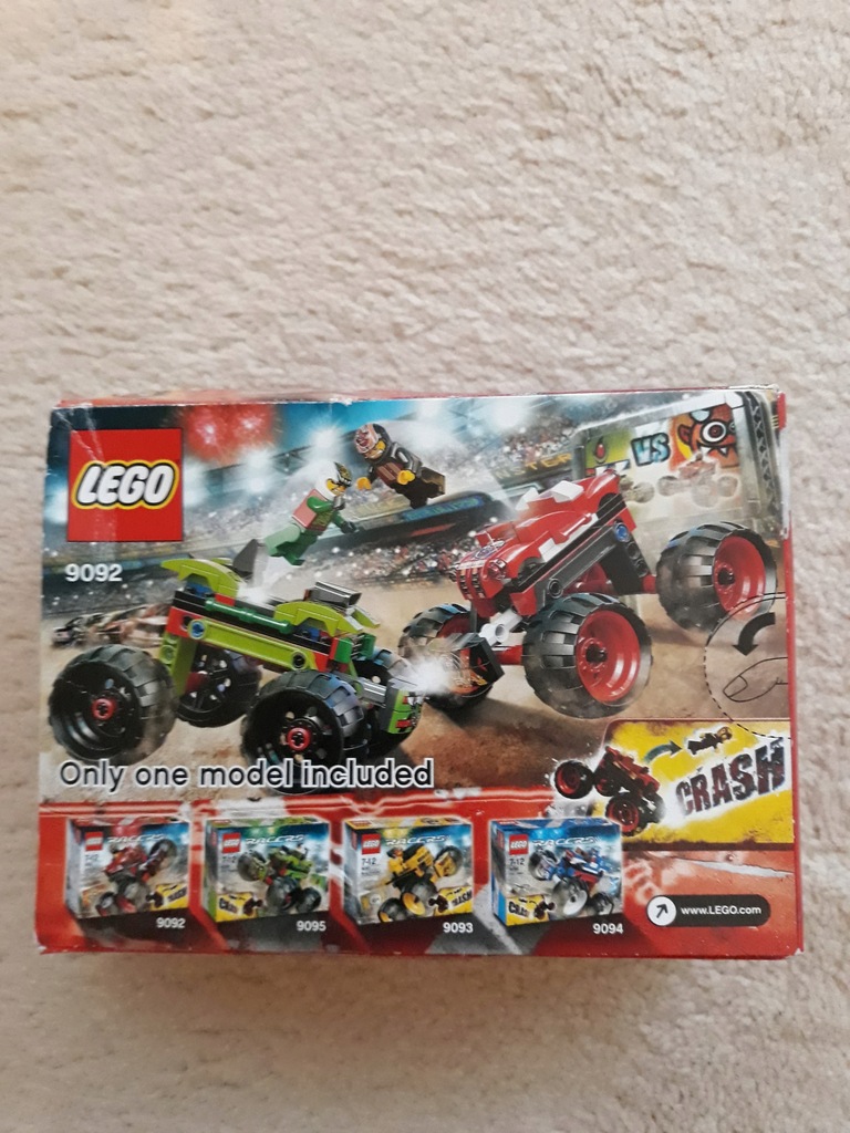 LEGO RACERS 9092 CEAZY DEMON PUDEŁKO