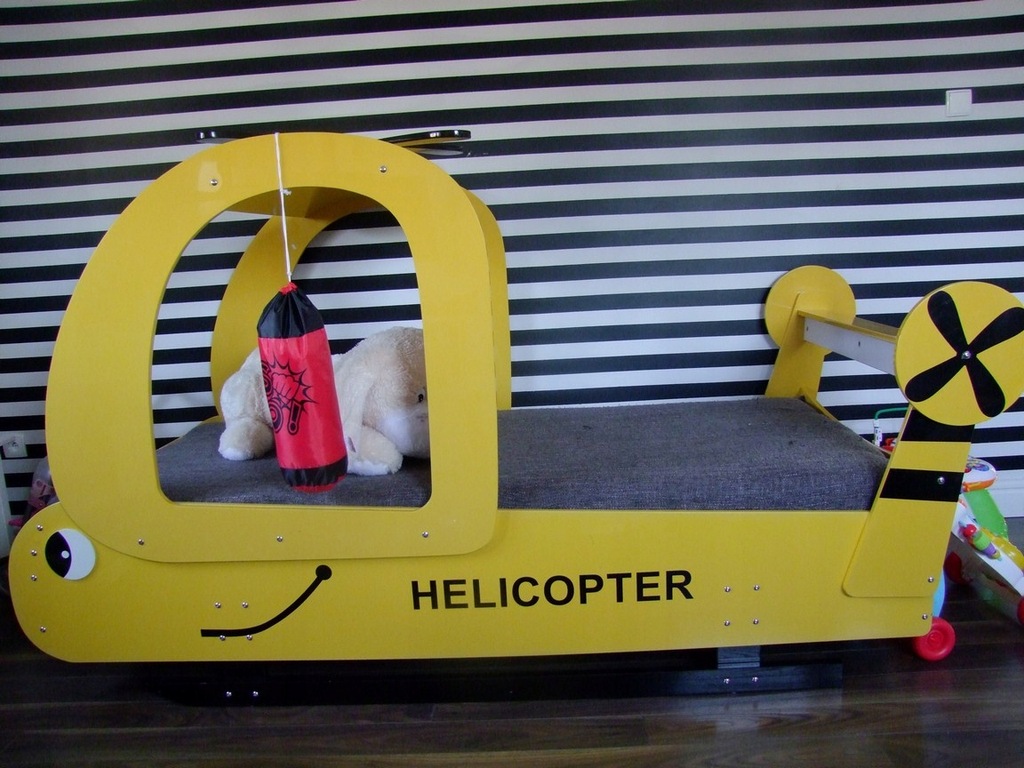 ORYGINALNA ŁÓŻKO HELIKOPTER DLA DZIECKA