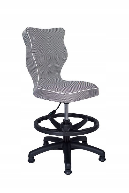 Krzesło obrotowe Luka roz 3 z podnóżkiem, lamówka