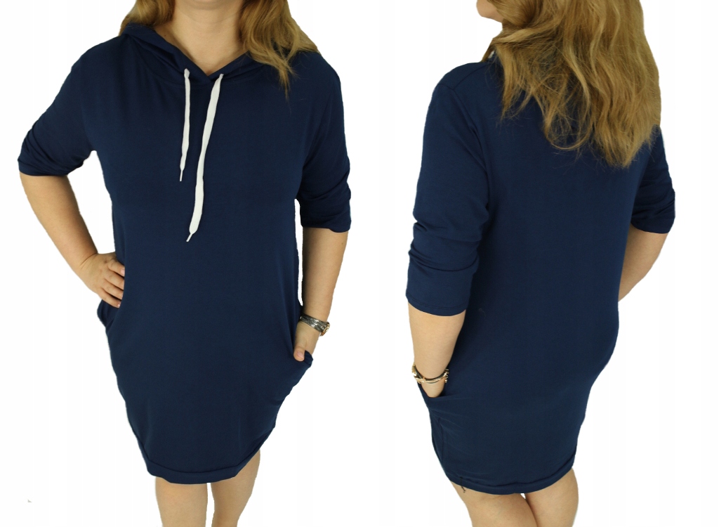 BUTIK-FINEZJA Sukienka bluza kaptur 3XL/4XL 46-48