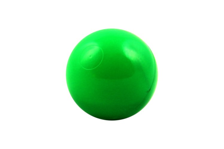 Piłka Rusałka do żonglowania 8 cm ŻÓŁTA Zielona