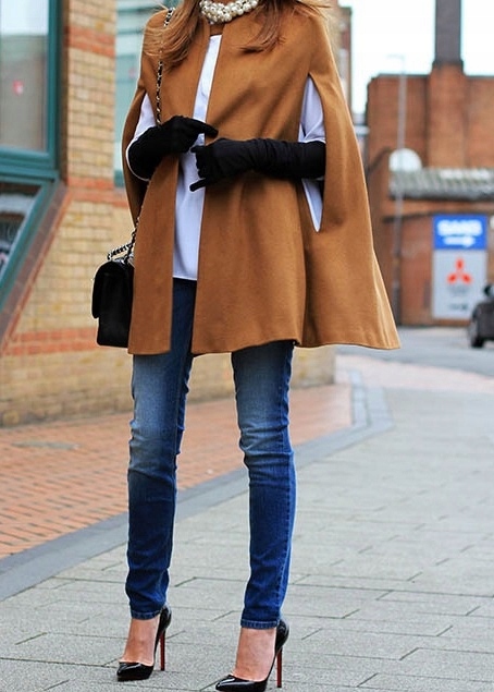 ZARA WOMAN POŃCZO PELERYNA WEŁNA ANGORA r M
