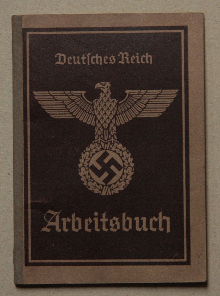 Arbeitsbuch - Posen Jarocin Mosina 1943