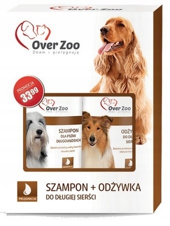 Over Zoo Szampon i odżywka dla psów długowłosych d