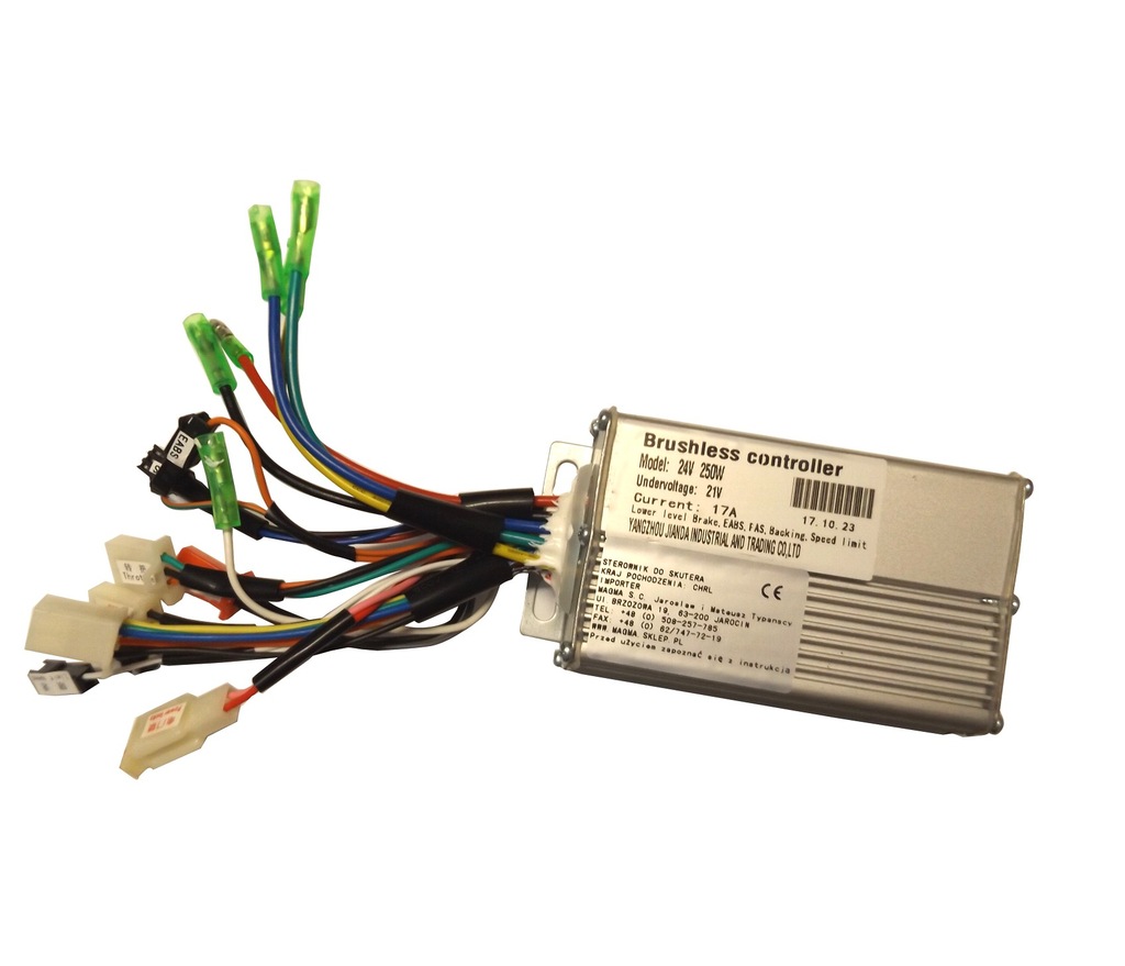 Sterownik do roweru elektrycznego 24V 250W BLDC