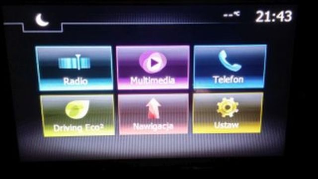 Radio DAB+ Nawigacja Renault CLIO IV EVOLUTION