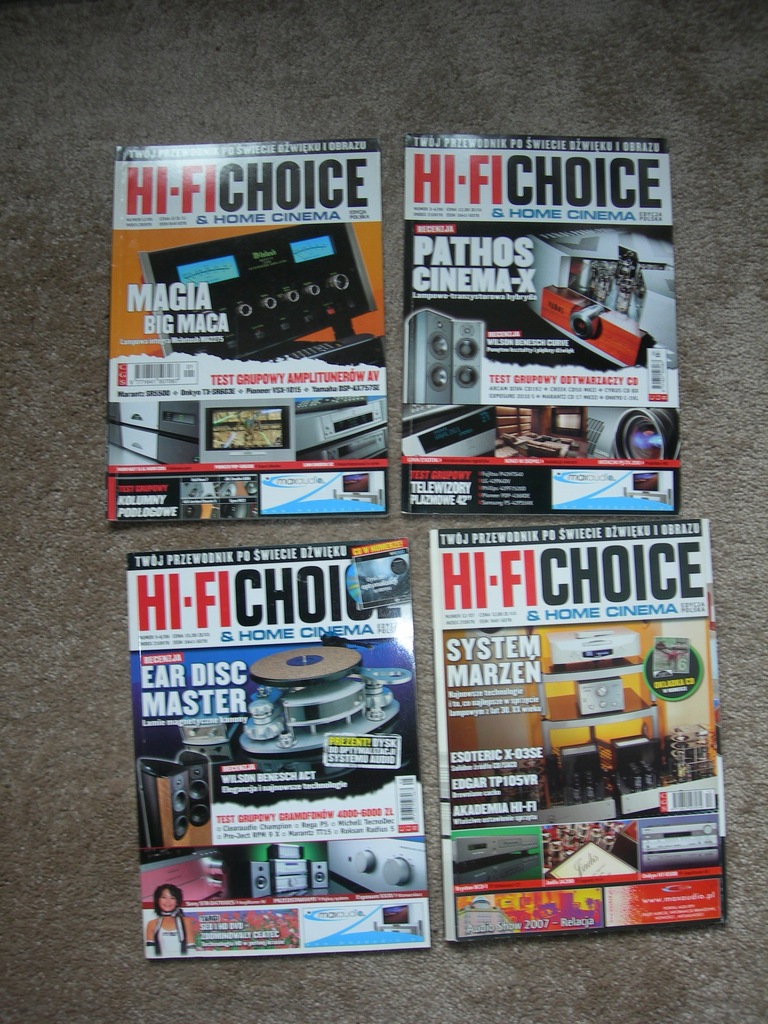 HI-FI Choice, 4 sztuki - rok 2009