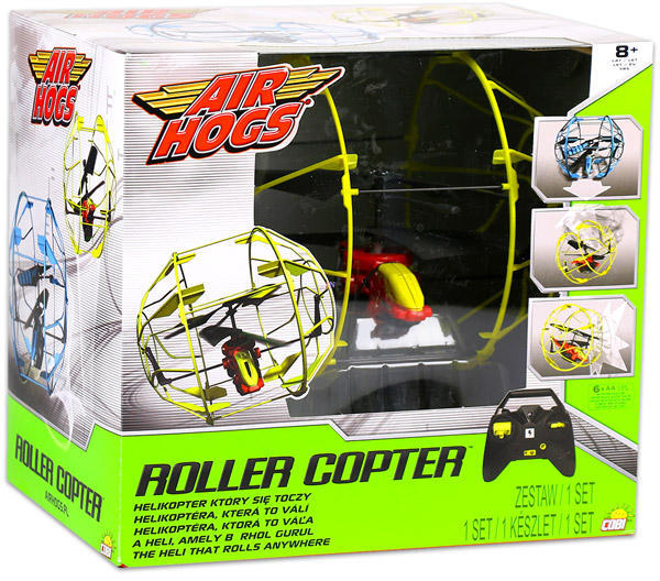 AIR HOGS ROLLERCOPTER KULA HELIKOPTER YELLOW COBI
