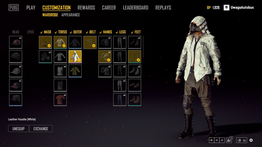  Leather  Hoodie  Playerunknown Battlegrounds PUBG  