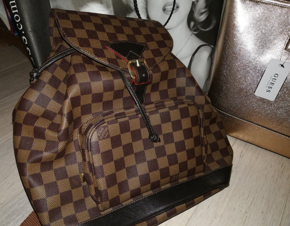 Plecak LOUIS VUITTON okazja JEDYNY skóra