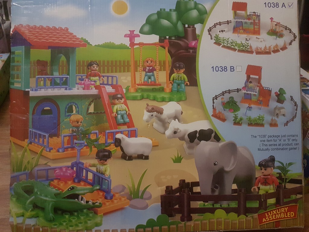 Klocki ala DUPLO domek
