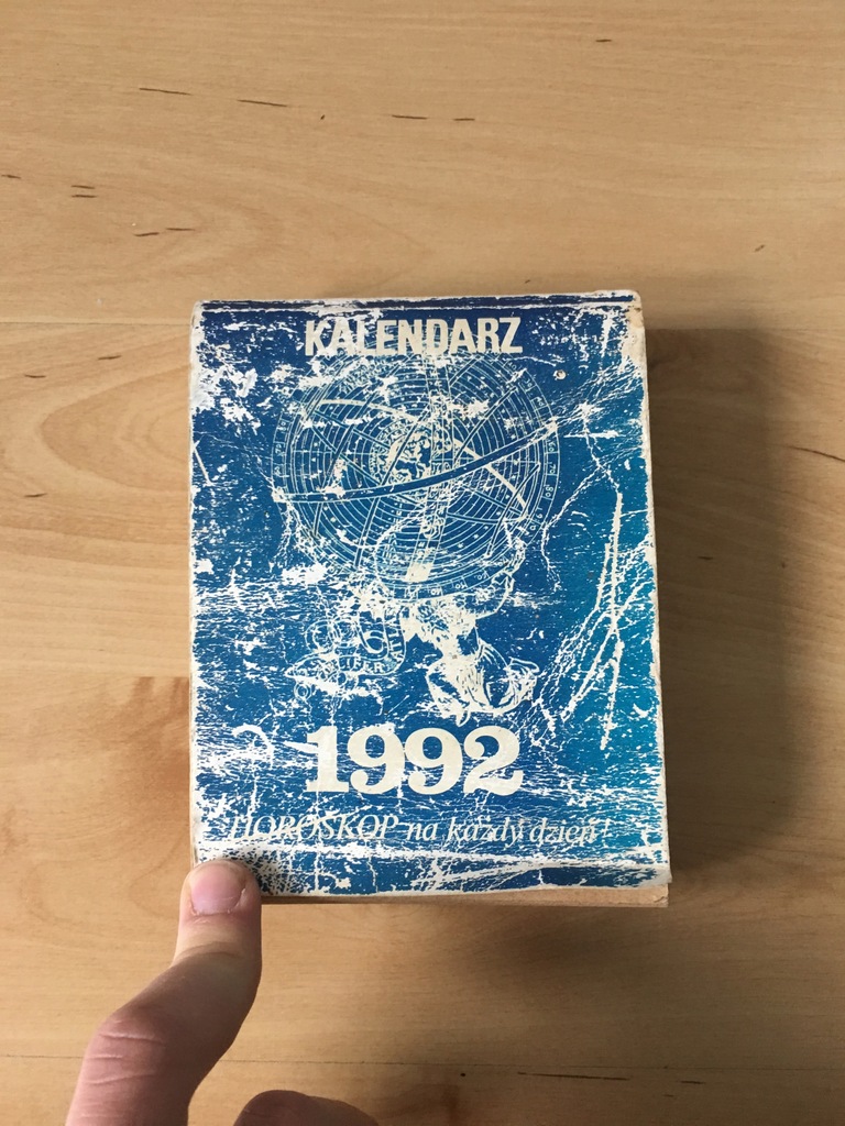 KALENDARZ 1992 ZDZIERAK KARTKI
