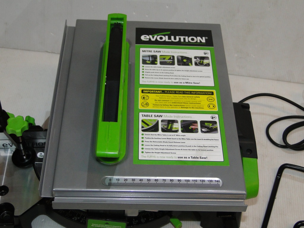 PIŁA EVOLUTION FURY 6 TABLE MITRE SAW 7281702224 oficjalne archiwum Allegro