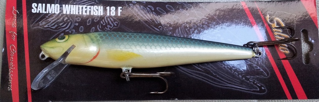 Unikatowy Salmo Whitefish 18 F