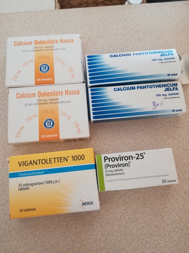 Wapno- Calcium Dobesilate i Pantothenicum 250 szt