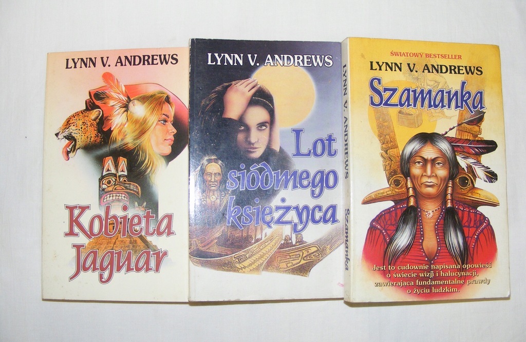 3 x Lynn V. Andrews SZAMANKA TRYLOGIA SZAMAŃSKA