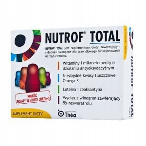 NUTROF TOTAL 60 kapsułek NOWY SKŁAD - z wit.D3